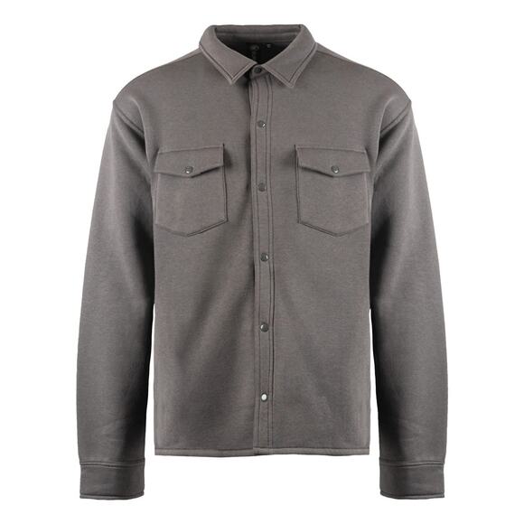 Burnside Men's Fleece Snap Jacket Mens 3XL Steel Gray New with Tags - Picture 1 of 1
